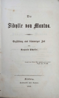 Die Sibylle von Mantua, Erzählung aus dämmriger Zeit.