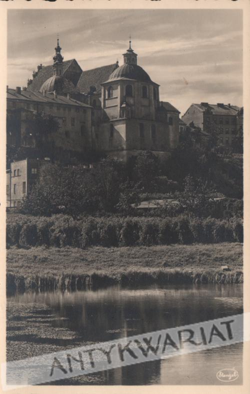 [fotografia na papierze pocztówkowym, ok. 1939-44] Lublin. Dominikaner-Kirche [Lublin. Kościół Dominikanów]