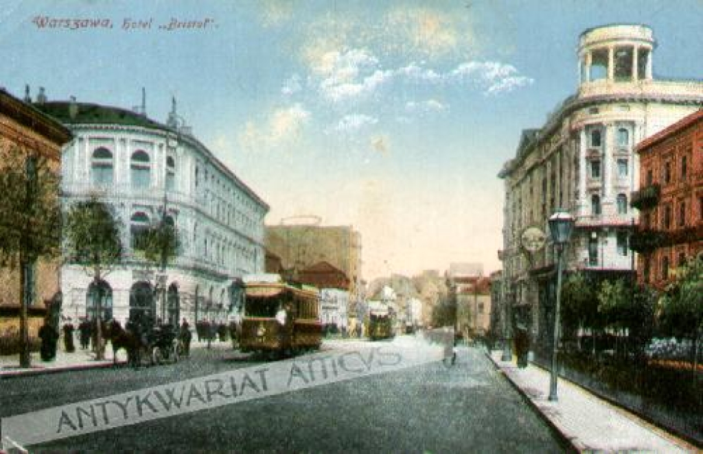 [pocztówka, ok. 1916] Warszawa. Hotel "Bristol"
