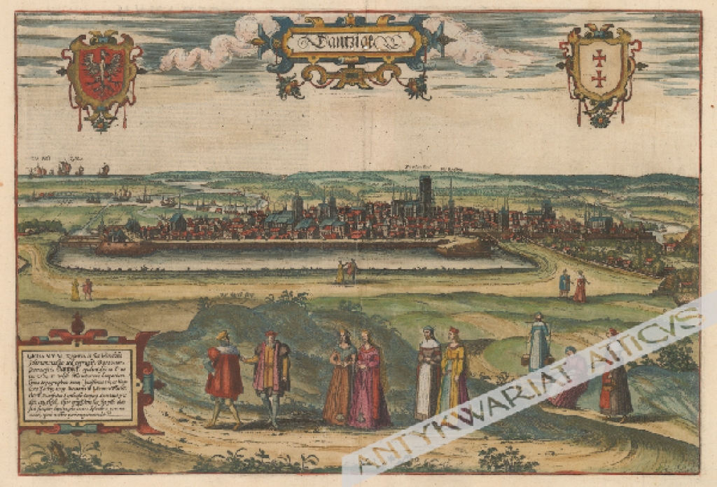 [widok Gdańska, ok. 1575] Dantzig