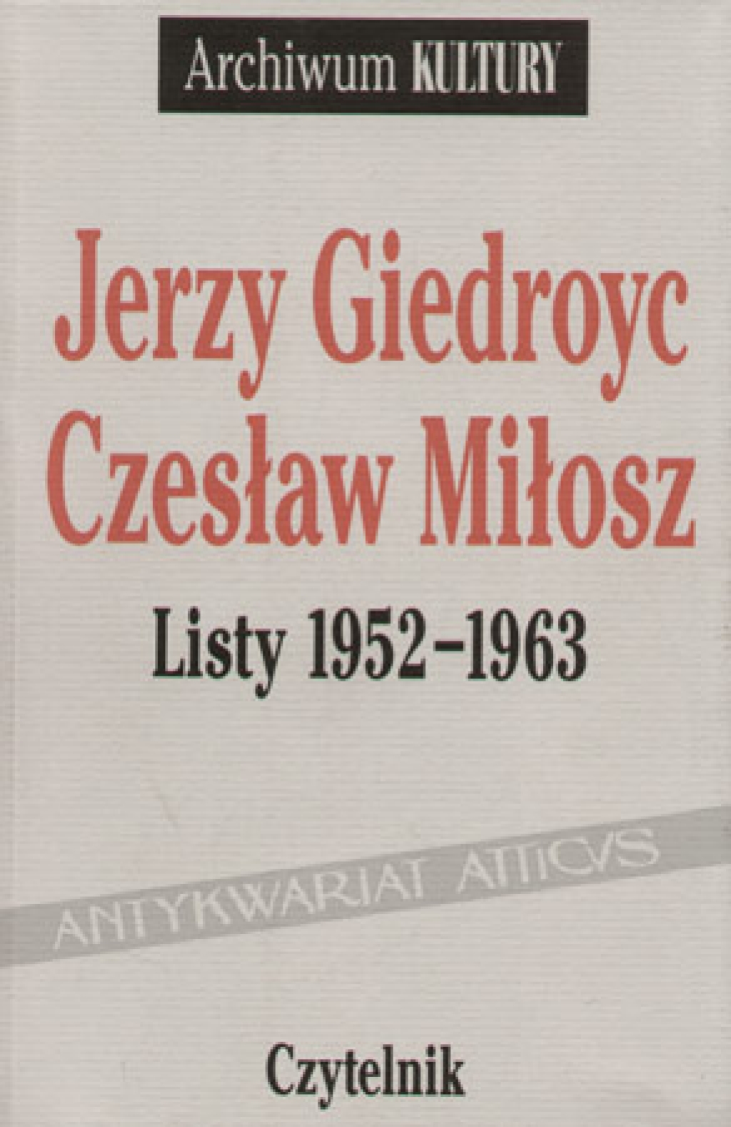 Listy 1952-1963