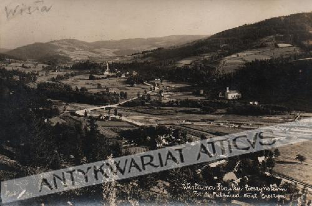 [fotografia na papierze pocztówkowym, ok. 1929] Wisła na Śląsku Cieszyńskim