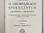O obowiązkach społecznych człowieka i obywatela