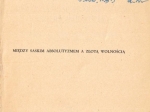 Między saskim absolutyzmem a złotą wolnością. Z dziejów wewnętrznych Rzeczypospolitej w latach 1712-1715