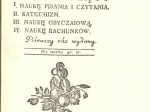 ELEMENTARZ dla szkół parafjalnych narodowych z roku 1785.  [reprint]