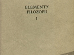 Elementy filozofii, t. I-II