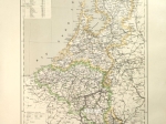 [mapa, 1879] Niederlande und Belgien [Holandia, Belgia, Luksemburg]