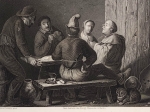 [rycina, 1855] The Cardplayers. Die Kartenspieler  [gracze w karty]