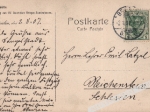 [pocztówka, ok. 1907] Sennhütte. Festzug des VII Deutschen Sänger-Bundesfestes