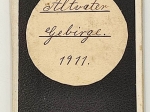 [mapa, Wysoki Jesionik, ok. 1911] Karte vom Altvatergebirge