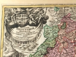 [mapa trzynastu kantonów Szwajcarii, 1732] Potentissimae Helvetiorum reipublicae cantones tredecim cum Foederatis et Subjectis Provinciis