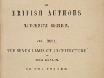 The Seven Lamps of Architecture