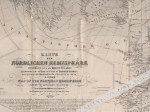 [mapa, Półkula Północna, 1856] Karte der nordlichen Hemisphare innerhalb des 40. Breitengrades