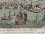 [rycina, ok. 1780] Vue Generale de la Ville de Venise  [widok Wenecji i Lido]