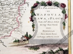 [mapa, Mazowsze, 1781] Li Palatinati di Mazovia Rawa, e Plock