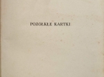 Pożółkłe kartki [autograf]