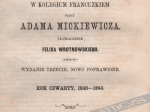 Literatura słowiańska wykładana w kolegium francuzkiem. Rok czwarty 1843-1844