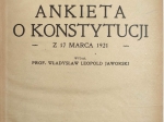Ankieta o konstytucji z 17 marca 1921