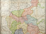 [mapa, Królestwo Polskie, 1881] Mappa Królestwa Polskiego z oznaczeniem odległości na drogach żelaznych, bitych i zwyczajnych