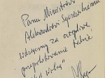 Wybór wierszy [autograf]
