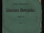 Literatura słowiańska wykładana w kolegium francuzkiem. Rok czwarty 1843-1844