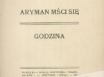 Aryman mści się. Godzina. [Pierwsze wydanie]
