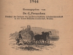 Mentzel und v. Lengerke's landwirtschaftlicher Hilfs- und Schreib-Kalender