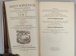 O rzeczach kopalnych, tom I.About useful minerals volume I [reprint]