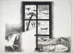 [rysunek, 1991] Ilustracja do wierszy Danuty Wawiłow