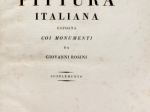 Storia Della Pittura Italiana Esposta Coi Monumenti. Supplemento Storia Della Pittura Italiana Esposta Coi Monumenti. Epoca Quartat. 6-7  [współoprawne] [59 miedziorytów folio]
