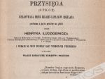 Hippokratesa aforyzmy i rokowania oraz Przysięga wykonywana przez lekarzy - kapłanów Eskulapa 