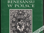 Literatura renesansu w Polsce [dedykacja odautorska]