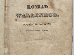 Poezye, tom III. Konrad Wallenrod. Grażyna. Poezye nowe