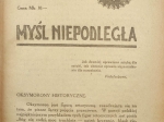 Myśl Niepodległa, rok 1921, 12.II-24.XII (nr 539-543, 545-563, 565-568, 570-573, 575-585) [współoprawne]