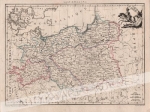 [mapa, Księstwo Warszawskie, Prusy, 1812] Grand Duche de Varsovie. Prusse