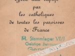 L'Evangile offerts aux captifs par les catholiques de toutes les paroisses de France [egz. ze Stalagu VI J w Krefeld Fichtenhain]