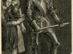 [rycina, ok. 1729] Portrait d'Adolphe de Vignacourt Grand Maître de Malthe. // Tableau de Michel-Ange Merigi, dit le Caravage, qui est dans le Cabinet du Roy. // Peint sur toile, ..., gravé par Nicolas de Larmessin : [estampe] Larmessin, Nicolas de (1684-