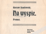 Na wyspie. Poemat [pierwodruk]