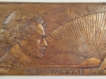 [plakieta, brąz, lata 20-te] Ignacy Paderewski 1920