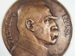 [medalion, 1917] Medalion z portretem Józefa Piłsudskiego