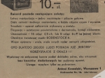 [karta reklamowa, lata 1930-te] Fabryczny Dom Wysyłkowy Antoni Kowalski, Warszawa ul. Królewska 16