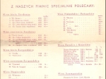 [karta dań, 1936] Simon i Stecki. Warszawa, Krakowskie Przedmieście 38 Filja "Bachus" ul. Widok 25