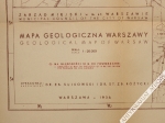 [mapa, 1936 r.] Mapa geologiczna Warszawy. Geological Map of Warsaw