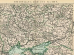 [mapa, 1895] Sudrussland, Krim und Taurien [Rosja Południowa, Krym i Wołyń, [Ukraina]]
