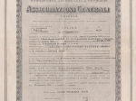[druk reklamowy, lata 1930-te] Ubezpieczenia życiowe Książąt Kościoła zawarte w Towarzystwie Assicurazioni Generali Trieste rok założenia 1831