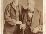[fotografia, ok. 1880] [portret dwóch mężczyzn]