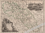 [mapa, Śląsk, 1743] Le Duche De Silesie divisé en XVII. Principautees