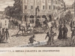 [rycina, Warszawa, 1831] Piazza del Castello di Warsavia, e della Colonna di Sigismondo [Plac Zamkowy z kolumną króla Zygmunta]