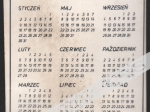 [podziemny kalendarzyk, 1983] Solidarność. Kalendarzyk na rok 1983