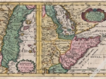 [mapa, ok. 1667] Le Zanguebar Partie du Zanguebar ou sont les Costes d'AJAN et d'ABEX.  [róg Afryki, Somalia, Etiopia, Arabia, Morze Czerwone]
